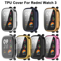 TPU Protector Case Cover for Redmi Watch 3 Smartwatch Plating Protective Shell Frame Accessories