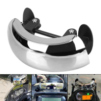 Wide Angle Auxiliary Blind Spot Mirror Safety Rearview Mirror 180 Degree Motorcycle Windscreen Motorcycle Accessories