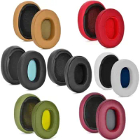 Protein Leather Ear Pads Soft Replacement Ear Cushion Sponge Earmuffs for Skullcandy Crusher Wireless/Crusher ANC/Hesh3