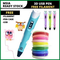 3D Printing Drawing Pen PLA Filament Doodle Art Craft Kids Toy LCD Writing Tablet Education RBT Star