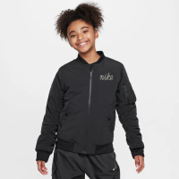 【NIKE 耐吉】外套 童裝 大童 女童 男童 運動外套 夾克 K NK VARSITY JKT GCEL 黑 HQ4881-010