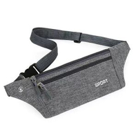 全城熱賣 - 超薄運動腰包男女通用跑步手機包多功能防水隱形健身腰帶斜跨胸包