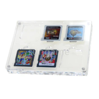 1pc Transparent Game Card Case for Nintend 3DS NDS Protective Shockproof Acrylic Games Storage Box Holder
