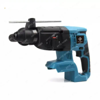 Electric Impact Drill Rotary Hammer Brushless Cordless Hammer Electric Drill for 18V Makita Lithium Battery
