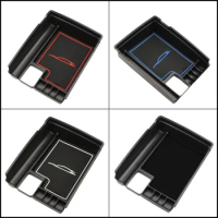 Car Armrest Center Storage Box Container Glove Organizer Case For Nissan X-Trail Xtrail T32 2014 - 2024 Tray Accessories