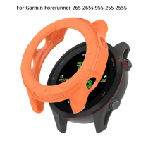 Soft TPU Watch Cover for Garmin Forerunner 965 265 265s 955 255 Hollow Protective Case Bumper Shell for Garmin 255s Smartwatch
