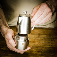 美諾思minos 摩卡壺家用煮咖啡壺不銹鋼意式濃縮煮咖啡壺手沖