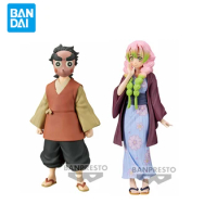 Original Genuine Banpresto Demon Slayer Little Iron Kanroji Mitsuri Action Figure Model Gifts Collectible Figurines For Kids