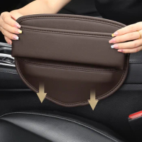 Car Seat Crevice Storage Box Pocket Cover For Perodua Axia Bezza Alza/Viva Myvi Ativa Phone Holder Reserved Charging Accessories