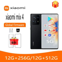 Global firmware Xiaomi MIX 4 5G smartphone 120w Qualcomm Snapdragon 888Plus MIUI12.5 Curved screen ,Wireless reverse