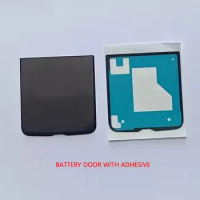 Back Door Battery Bottom Cover With Adhesive For Motorola Moto Razr 3 2022 XT2251-1