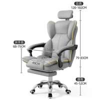 Footrest Ergonomic Office Chair Wheels Cushion Swivel Luxury Office Chair Computer Lift