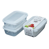 【Ho覓好物】800ml 二入微波保鮮盒 NAKAYA(日本製 密封盒 食物保存盒 透明保鮮盒 便當盒)