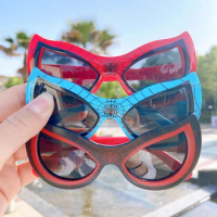 NEW Disney Spiderman Sunglasses Plastic Action Toys Figure Anime Spider Cartoon Fashion Sunglasses Cute Gifts For kids toys