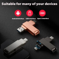 New high speed pen drive TYPE C OTG 4 in 1 32GB 64GB 128GB 256GB USB 3.1 flash drive for mobile phones and computers USB U disk