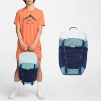【NIKE 耐吉】後背包 Hike BKPK 藍 可調背帶 襯墊 雙肩包 背包 登山包 包包 27L(DJ9677-464)