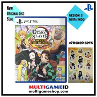 PS5 Demon Slayer Kimetsu no Yaiba Sweep the Board! English Region 3 Asia Game +Stiker