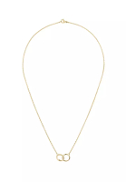 Daniel Wellington Classic Lumine Unity Necklace Gold 丹尼爾惠靈頓 - Crystals Stainless steel Necklace for women and men 女士項鍊男士項鍊 - Jewelry collection - Unisex