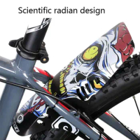 1 Pc brand New PP Resin Bicycle Mudguard Front Rear Mudguard With 6 Fixing Strap Bike Accessories