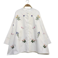 Blouse Kattie Sulam Baggy Style /Soft Cotton/ Top Baggy