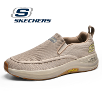 Skechers_ สเก็ตเชอร์ส รองเท้าผู้ชาย รองเท้าผ้าใบ Men Slip-Ins Sport D'Lux Walker Orford walking Shoes - 232933-BRN