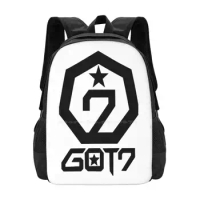Got7 3d Print Design Backpack Student Bag Got7 Mark Jb Jackson Wang Jinyoung Youngjae Bambam Yugyeom Kpop Music