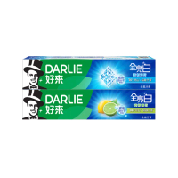 【DARLIE 好來】全亮白基本款牙膏140gX2入(牙齒美白-清新薄荷/青檸薄荷)