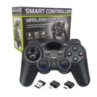 Pengawal Gamepad Wayarles, 2.4G, Untuk Telefon, PC dan Kotak TV Pintar, Serasi dengan Tablet Android