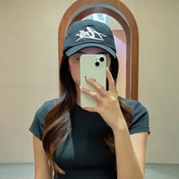 Topi ADLV EMBROIDERY TEXT WHITE BLACK CAP 100% ORIGINAL