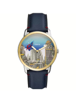 Fossil x Superman Limited-Edition นาฬิกาข้อมือผู้ชาย LE1208SET, สีน้ำเงิน