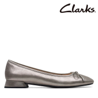 Clarks 女鞋 Ubree15 Step 可愛皮繩蝴蝶結梯形跟娃娃鞋(CLF74859D)