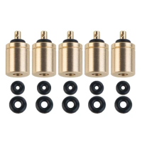 5 Pcs Campings Gas Refill Adapter Portable Stove Connector with Spare O-rings