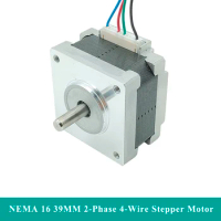 NEMA 16 39MM Stepper Motor DC 12V-24V 2-Phase 4-Wire Stepping Motor 1.8 Degree High Torque for 3D Printer CNC Engraving Machine