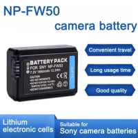 1850mAh 7.2V FOR SONY Battery Np-fw50 NP FW50 Camera Battery for Sony Alpha A6500 A6300 A6000 A5000 A3000 NEX-3 A7R A7S NEX-7