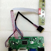 Yqwsyxl Control Board Monitor Kit for B156XW03 V.1 HDMI + DVI + VGA LCD LED screen Controller Board Driver