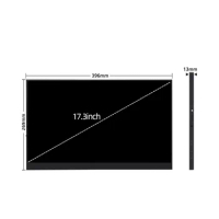 17.3 Inch 2K 144Hz Portable Monitor HDR Gaming Screen Extender For Switch Xbox PS5 Laptop Secondary Screen PS4 Display