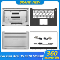 Original Laptop Case For Dell XPS 15 9570 M5530 LCD Back Cover Front Bezel Palmrest Bottom Case Hinges Cover Wifi Cable Camera