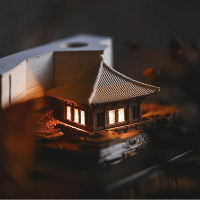 日本清水寺立體便利貼3d建筑模型ins網紅抖音同款創意紙雕便簽紙