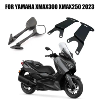 For Yamaha XMAX 300 X-MAX 300 2023 Motorcycle Accessories Rearview Mirrors Forward Bracket Mirror Hole Adapter