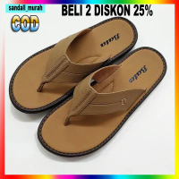 PROMO TERMURAH SANDAL TERBAGUS!! PROMO!!! Sandal Jepit Bata Kulit asli Pria Original 2024 Cowok Dewa