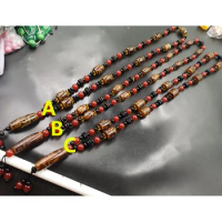 Tibet Old Agate Dzi Bead Agate Sweater Chain Sky Beads Agate Necklace