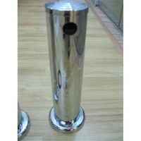 Single Hole Beer Tower 3" Home Brew Stinless Steel Silver Draf Beer Tower Without Beer Tap Bar Accessories