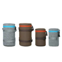 Roadfisher Waterproof Lens Bag Case Cover Insert Fit Canon Nikon 17-55mm 85mm 18-300mm 28-300mm 24-70mm 70-200mm 100-400mm 180mm