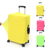 Luggage Cover Stretch Fabric Suitcase Protector Baggage Dust Case Cover Suitable for18-28 Inch Suitcase Case Travel Organizer