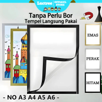 【Luctree】Bingkai Foto Magnetik A4/A5/A6/A3 Sertifikat Foto Stiker Tampilan Magnetik Foto Kantor