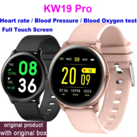 10pcs Upgraded KW19 Pro Full Touch Screen Women Smart watch Waterproof sport smartwatch for IOS and Android