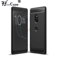 For Sony Xperia XZ3 XZ1 XZ2 Premium Case Carbon fiber Cover Shockproof Phone Cases For Sony Xperia XZ2 Compact XZ1 Back cover