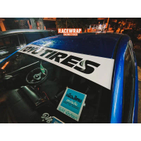 สติกเกอร์ติดรถยนต์ คาดหน้า/บังแดด \ TOYO TIRES\" แบบตัวเจาะอักษร COD"