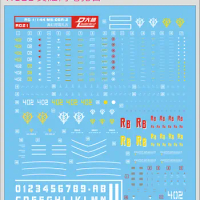 D.L high quality Decal water paste RG21 For RG 1/144 MS-06R-2 Johnny Ridden's Zaku II DL094