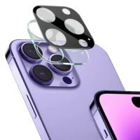 【IMAK】Apple iPhone 16 Pro / iPhone 16 Pro Max 鏡頭玻璃貼(一體式/曜黑版)